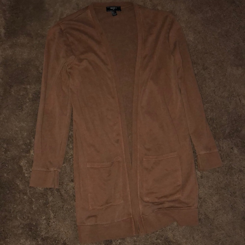 F21 Longline Cardigan